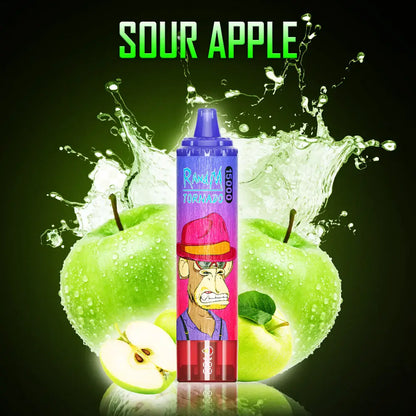 Fumot RandM Tornado 15000 15K Puffs Disposable Vape 20mg Wholesale Sour Apple