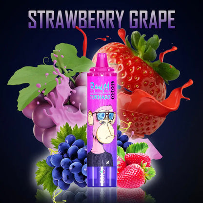 Fumot RandM Tornado 15000 15K Puffs Disposable Vape 20mg Wholesale Strawberry Grape