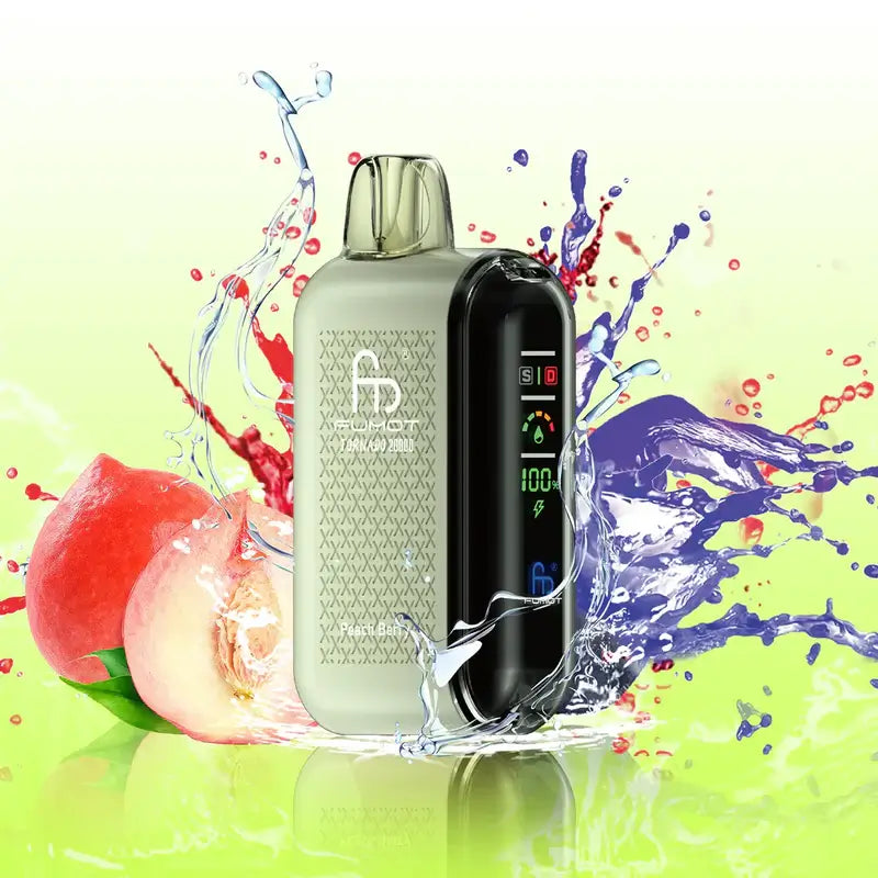 Fumot Tornado 20000 Dual Mesh Disposable Vape 20mg Peach Berry