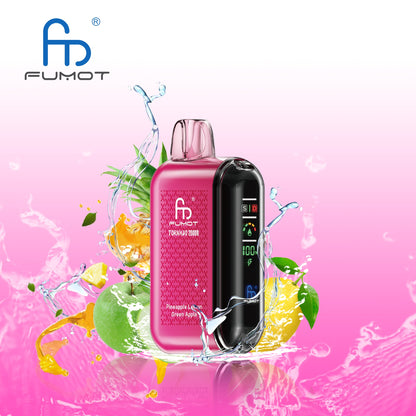 Fumot Tornado 20000 Dual Mesh Disposable Vape 20mg Pineapple Lemon Green Apple