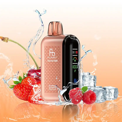  Fumot Tornado 20000 Dual Mesh Disposable Vape 20mg Wholesale Strawberry Raspberry Cherry Ice
