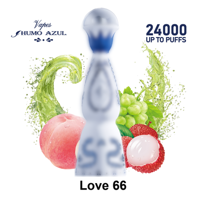 Humo Azul 24K 24000 Puffs Disposable Vape  Love 66