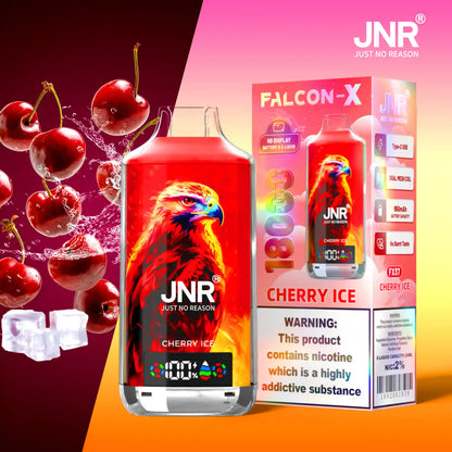 JNR Falcon-X 18000 18K Puffs Disposable Vape 20mg Wholesale Cherry Ice