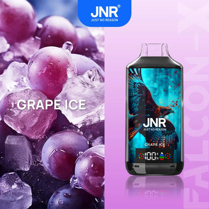 JNR Falcon-X 18000 18K Puffs Disposable Vape 20mg Wholesale Grape Ice