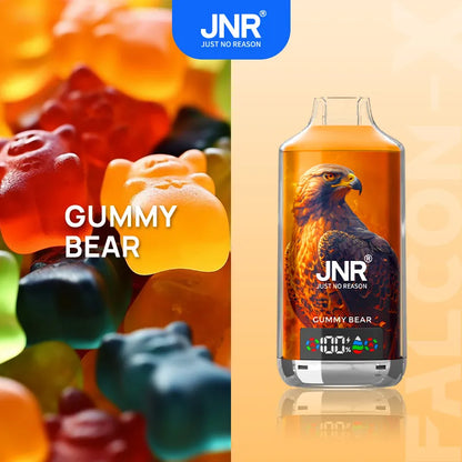 JNR Falcon-X 18000 18K Puffs Disposable Vape 20mg Wholesale Gummy Bear