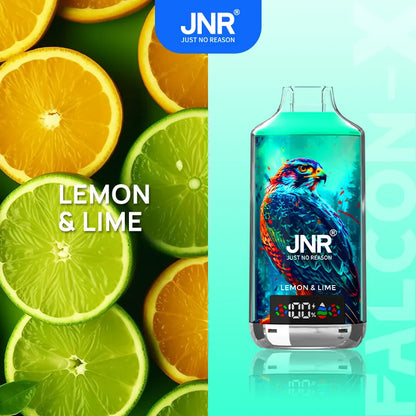 JNR Falcon-X 18000 18K Puffs Disposable Vape 20mg Wholesale Lemon & Lime