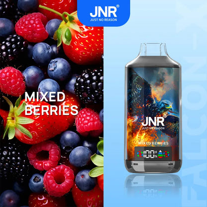 JNR Falcon-X 18000 18K Puffs Disposable Vape 20mg Wholesale Mixed Berries