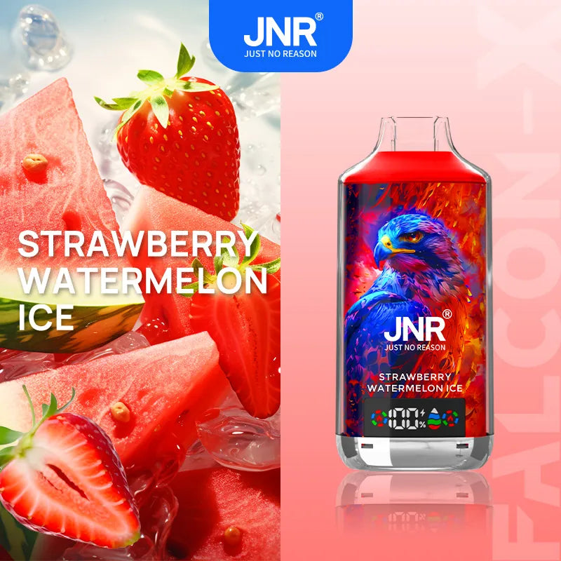JNR Falcon-X 18000 18K Puffs Disposable Vape 20mg Wholesale Strawberry Watermelon Ice