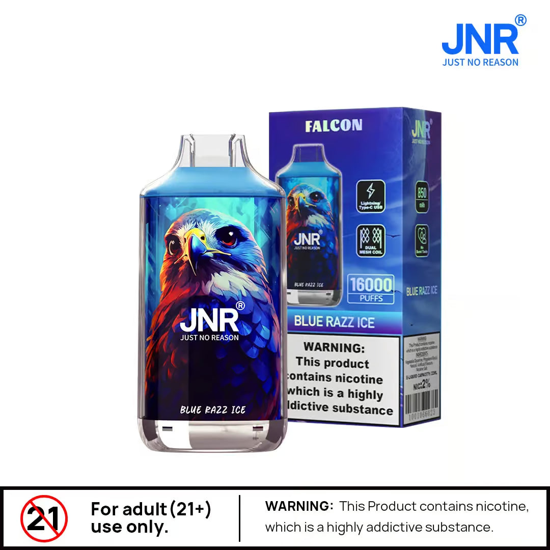 JNR Falcon 16000 16K Puffs Disposable Vape 20mg Package