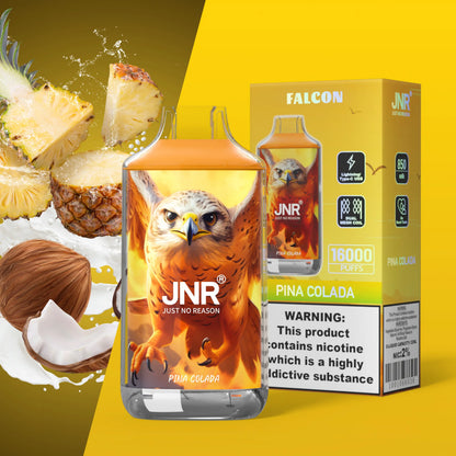 JNR Falcon 16000 16K Puffs Disposable Vape 20mg Wholesale Pina Colada
