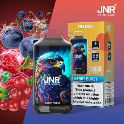 JNR Falcon 16000 16K Puffs Disposable Vape 20mg Wholesale Berry Burst