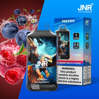 JNR Falcon 16000 16K Puffs Disposable Vape 20mg Wholesale Blueberry Red Raspberry