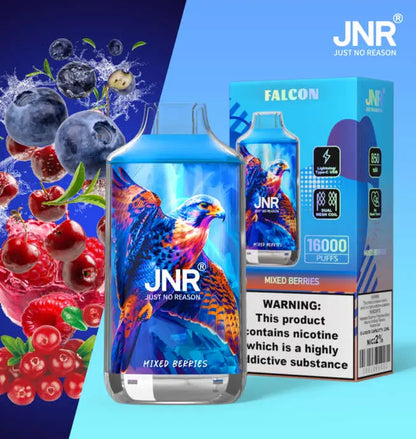 JNR Falcon 16000 16K Puffs Disposable Vape 20mg Wholesale Mixed Berries