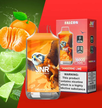 JNR Falcon 16000 16K Puffs Disposable Vape 20mg Wholesale Tangerine Lime