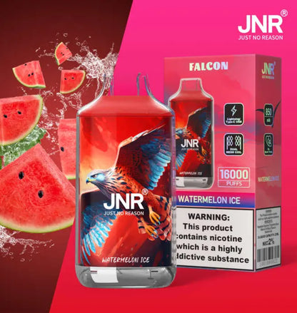 JNR Falcon 16000 16K Puffs Disposable Vape 20mg Wholesale Watermelon Ice