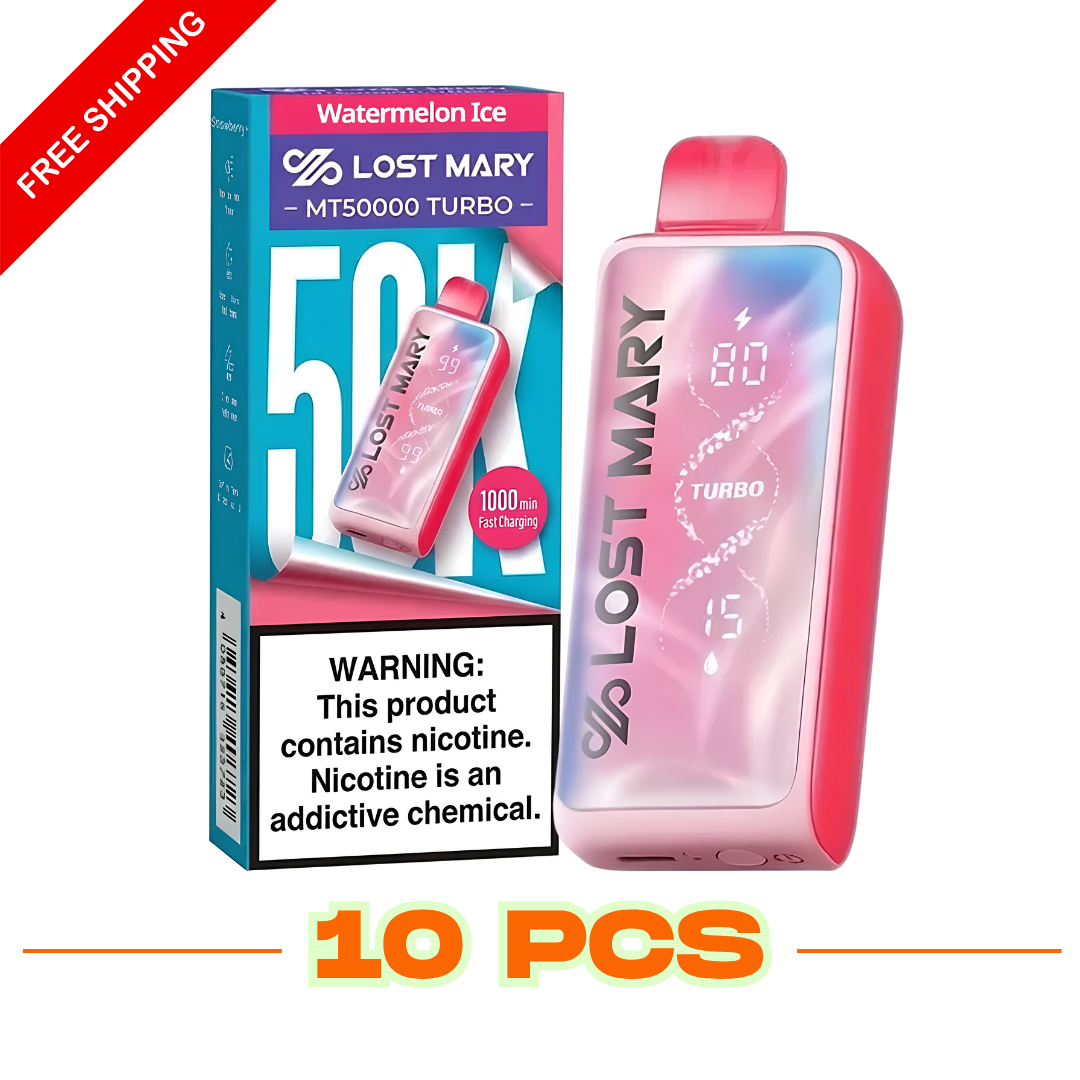 Lost Mary MT50000 Turbo 50000 50K Puffs Disposable Vape 50mg Wholesale Package
