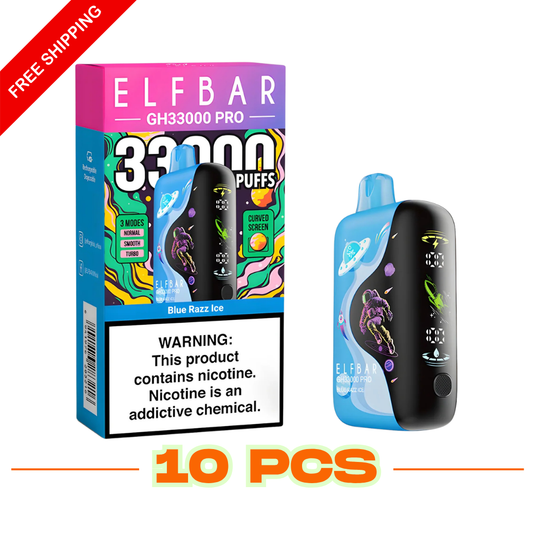 (10 PCS) ELF BAR GH33000 PRO 33000 33K Puffs Disposable Vape
