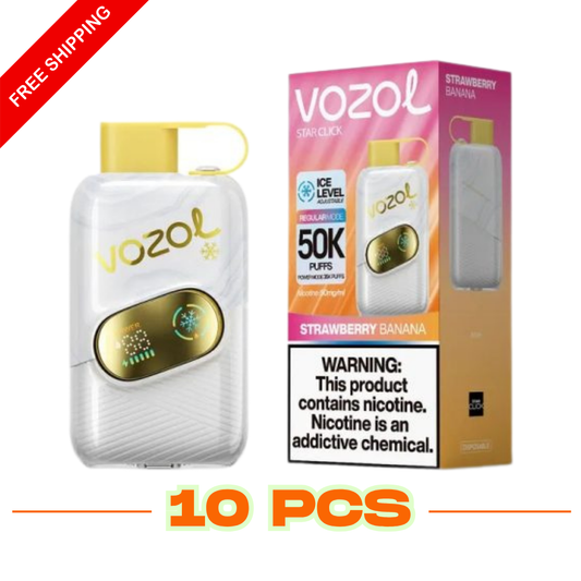 (10 PCS) VOZOL Star Click 50000 50K Puffs Disposable Vape