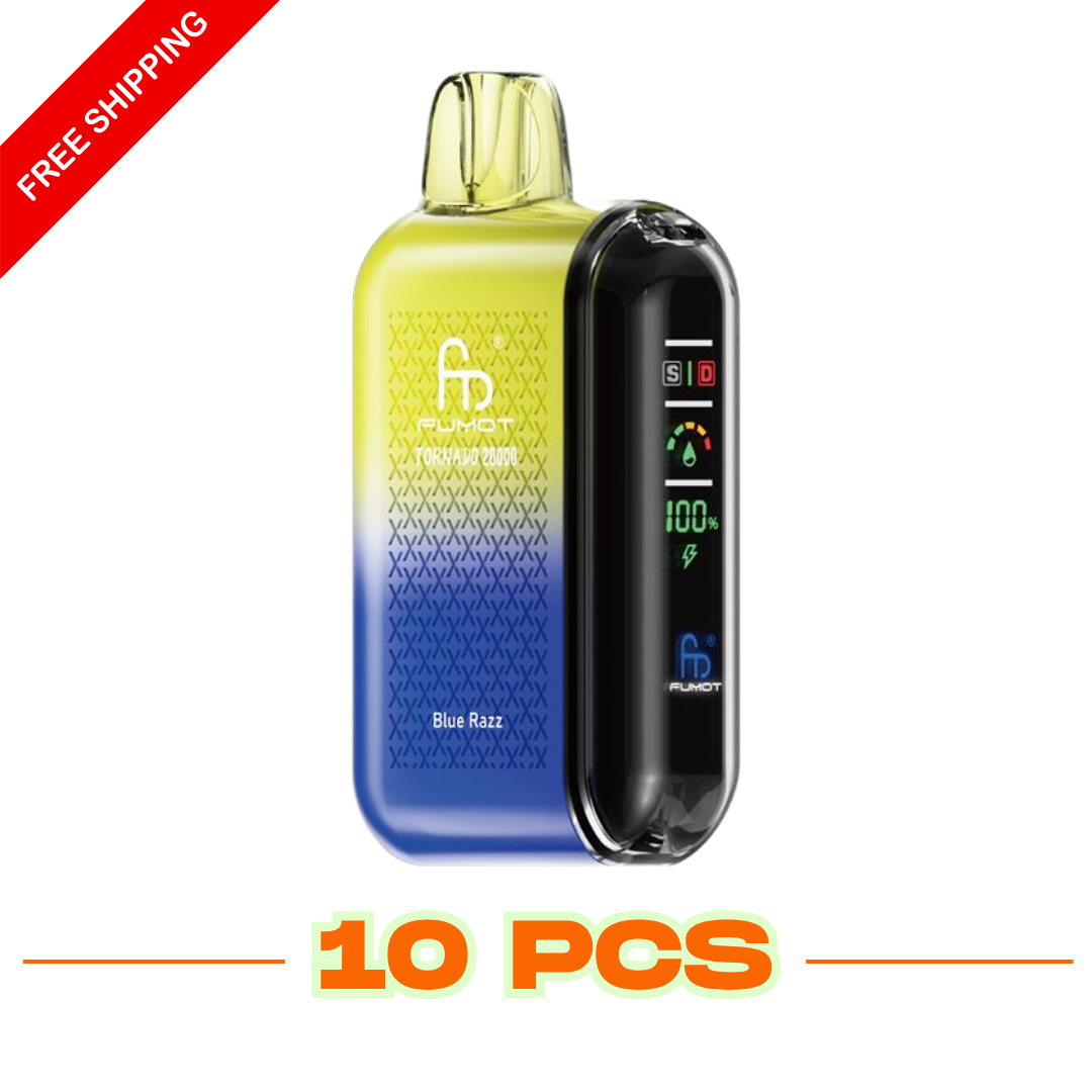 （10 PCS) Fumot Tornado 20000 Dual Mesh Disposable Vape