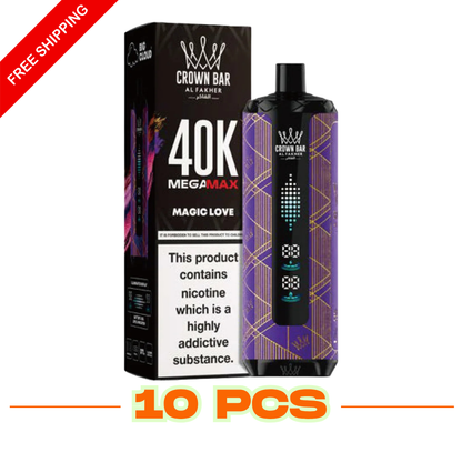 (10 PCS) Al Fakher Mega Max 40000 40K Puffs Disposable Vape