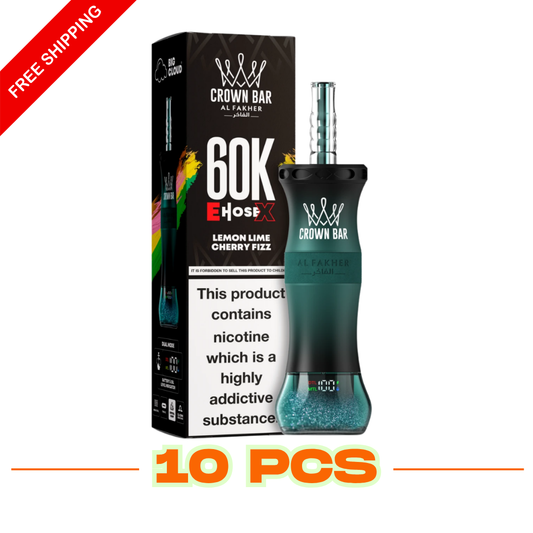 (10 PCS) AL Fakher EHOSE X 60000 60K Puffs Disposable Vape