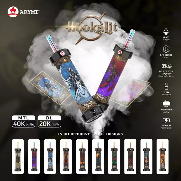 Arymi Hookalit 40000 40k Puffs Disposable Vape