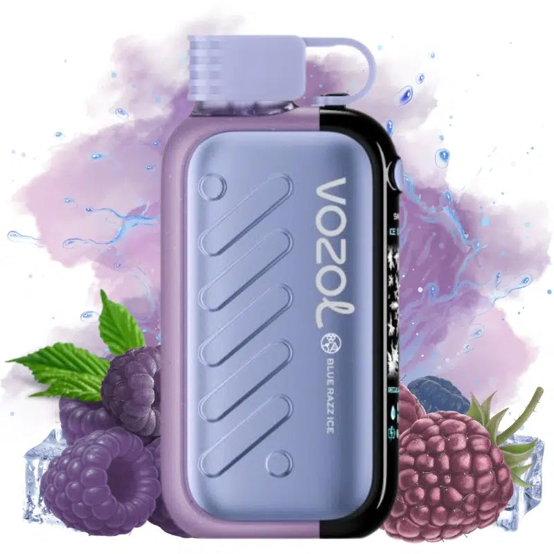 VOZOL Gear Ice & Sweet 50000 50K Puffs Disposable Vape 50mg Blue Razz Ice