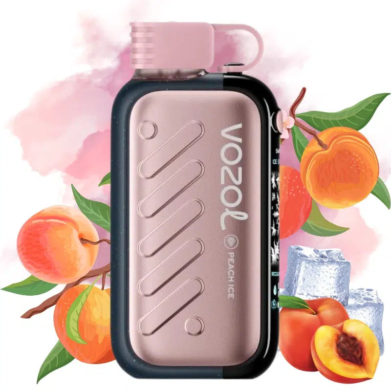 VOZOL Gear Ice & Sweet 50000 50K Puffs Disposable Vape 50mg Peach Ice