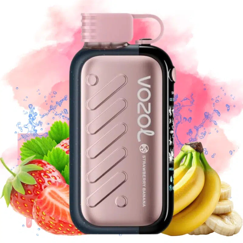 VOZOL Gear Ice & Sweet 50000 50K Puffs Disposable Vape 50mg Strawberry Banana