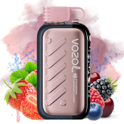 VOZOL Gear Ice & Sweet 50000 50K Puffs Disposable Vape 50mg Strawberry Raspberry Cherry