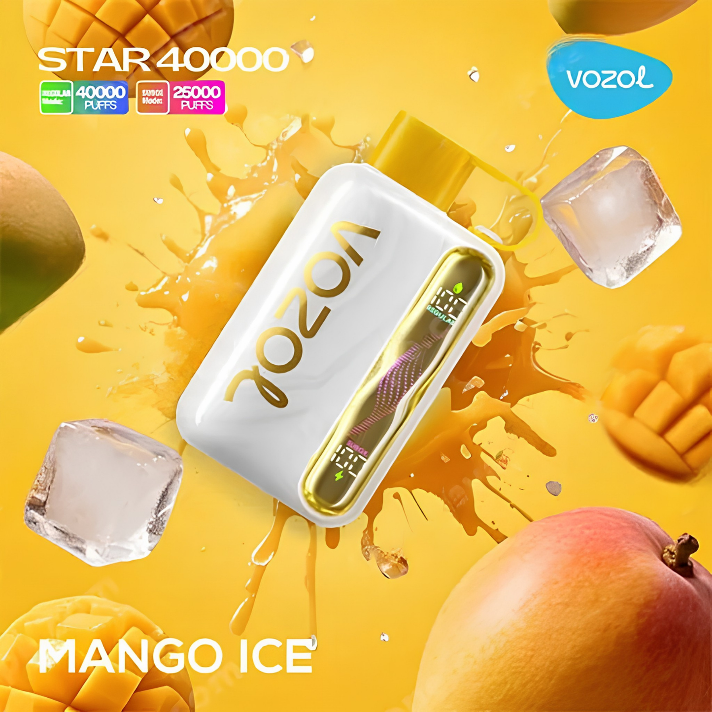 VOZOL Star 40000 40K Puffs Disposable Vape 50mg Wholesale Mango ice