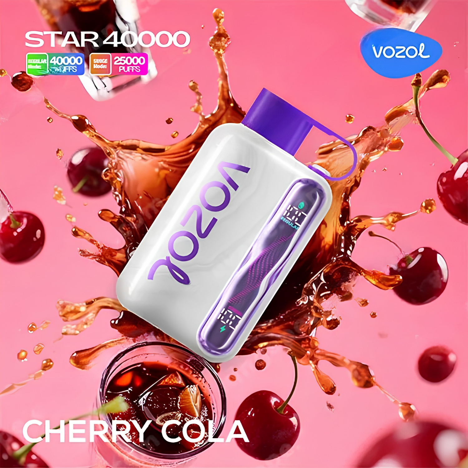 Vozol Star 40000 40K Puffs Disposable Vape 50mg Cherry Cola