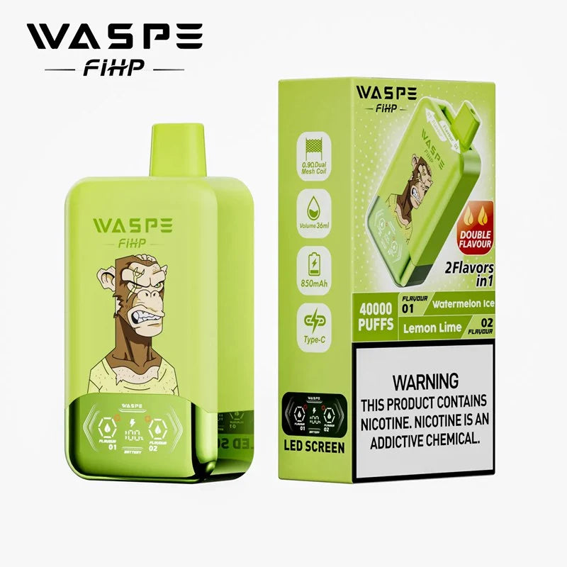 Waspe FIHP 40000 40K Puffs Double Flavors Disposable Vape