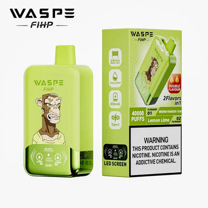 Waspe FIHP 40000 40K Puffs Double Flavors Disposable Vape