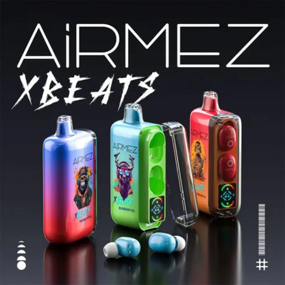 Airmez Xbeats Pro 50000 50K Puffs Smart Vape with Bluetooth Earbuds