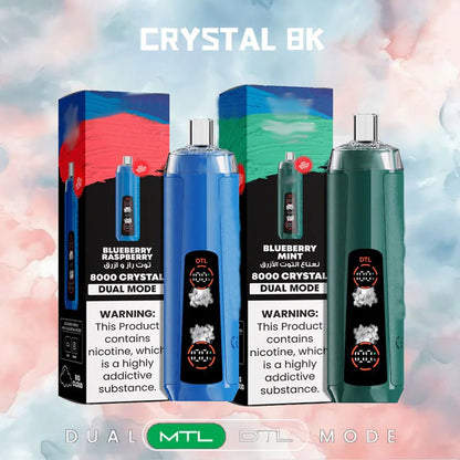 (10 PCS) AL Fakher Crown Bar Crystal 8000 8K Puffs Disposable Vape