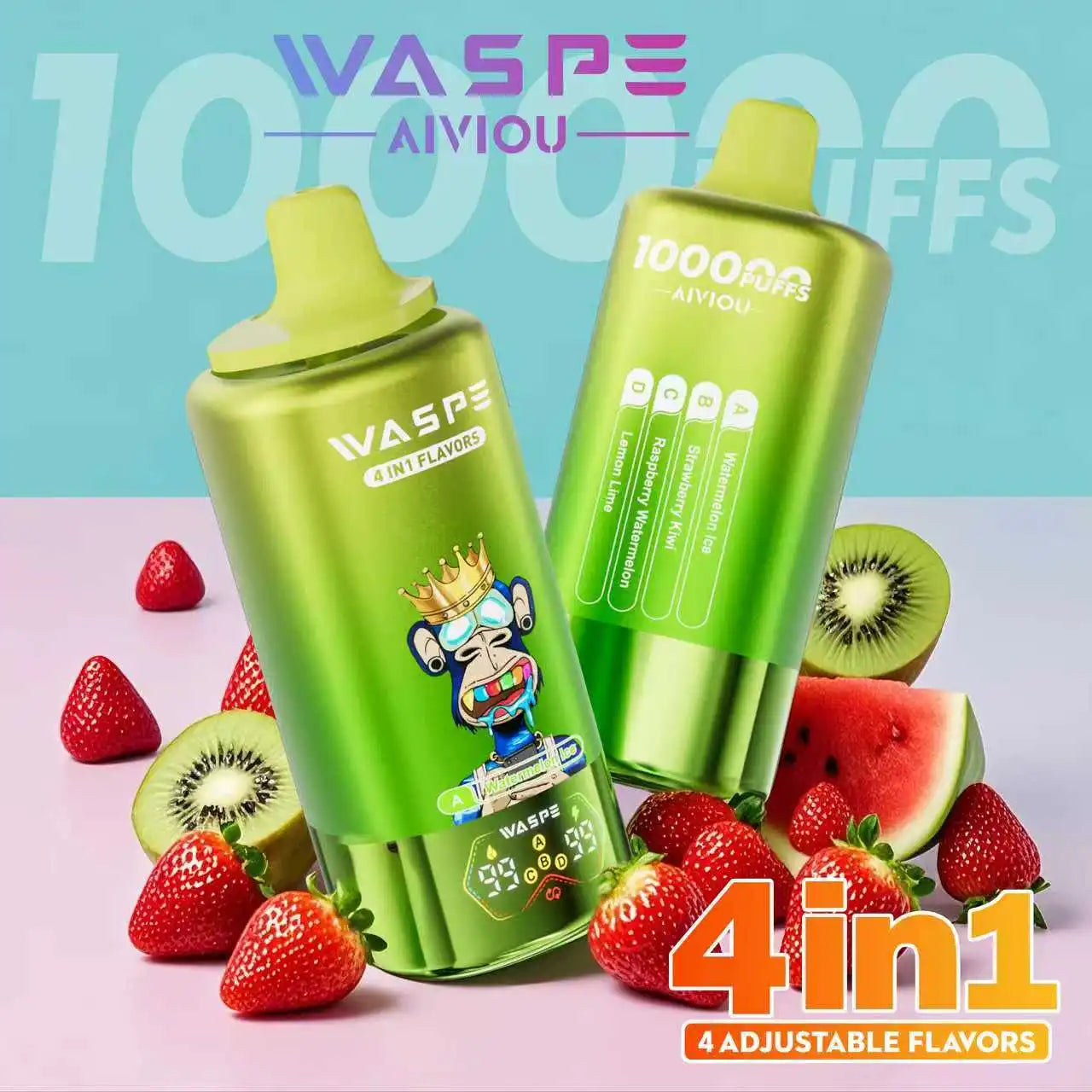 WASPE AIVIOU 100000 100K Puffs 4in1 Disposable Vape
