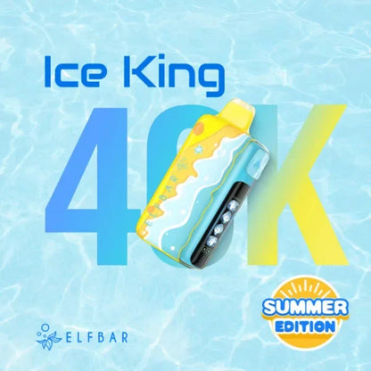 (10 Pcs) Elf Bar Ice King Summer Edition 40000 40K PUFFS Disposable Vape